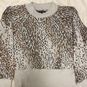 Ocean Drive leopard/zebra printed sweater!